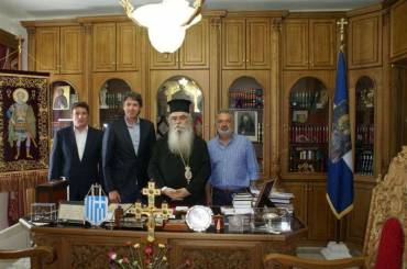 Τον Μητροπολίτη Καστορίας επισκέφτηκε ο Πρόεδρος του Συνδέσμου Ελλήνων Γουνοποιών