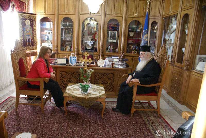 Η Βουλευτής κα Μαρία Αντωνίου επισκέφτηκε τον Σεβασμιώτατο (ΦΩΤΟ)