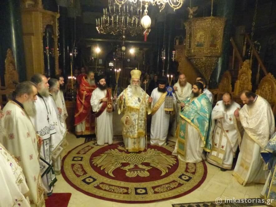 Η Ιερά Αγρυπνία της Γοργοϋπηκόου στον Καθεδρικό Ναό Καστοριάς (ΦΩΤΟ)