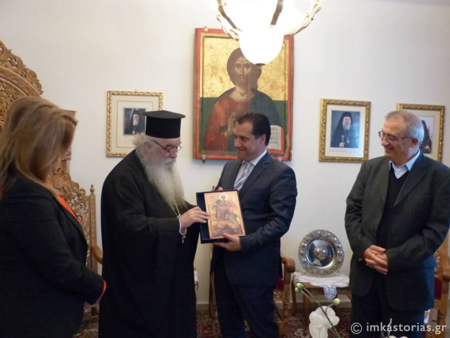 Τον Μητροπολίτη Καστορίας επισκέφτηκε ο Άδωνις Γεωργιάδης (ΦΩΤΟ)