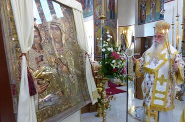 Η Σύναξη της Παναγίας Τριχερούσας εορτάστηκε στον Ιερό Ναό Αγίου Νικάνορος (ΦΩΤΟ)