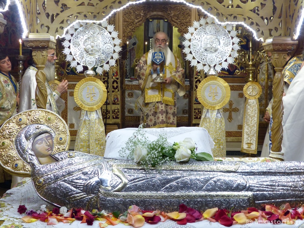 Η προεόρτια Ιερά Αγρυπνία για την Κοίμηση της Υπεραγίας Θεοτόκου (ΦΩΤΟ+ΒΙΝΤΕΟ)