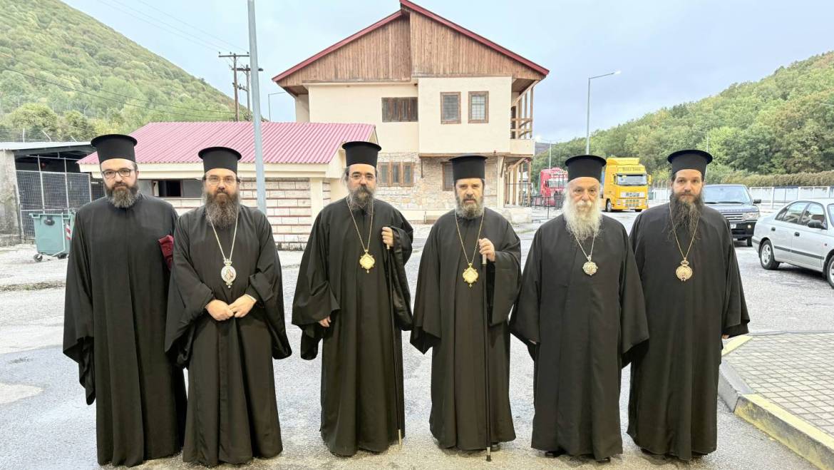 Υποδοχή του Μακαριωτάτου Αρχιεπισκόπου Τιράνων, Δυρραχίου και πάσης Αλβανίας κ.κ. Ιωάννου στην Κρυσταλλοπηγή Καστοριάς